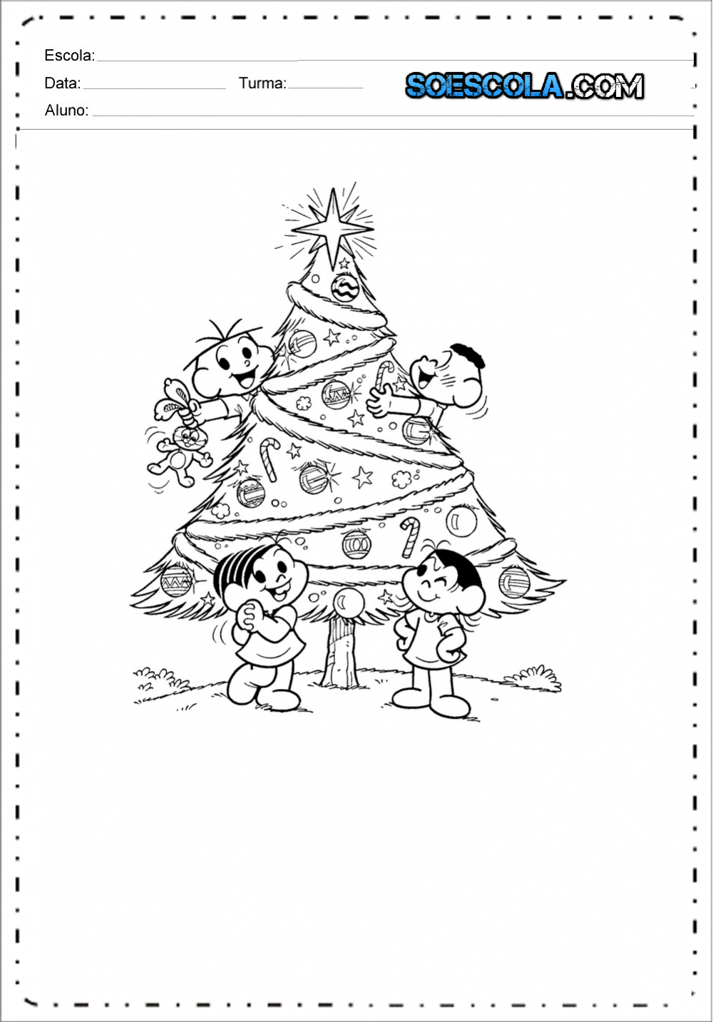 Imagens de Natal para colorir