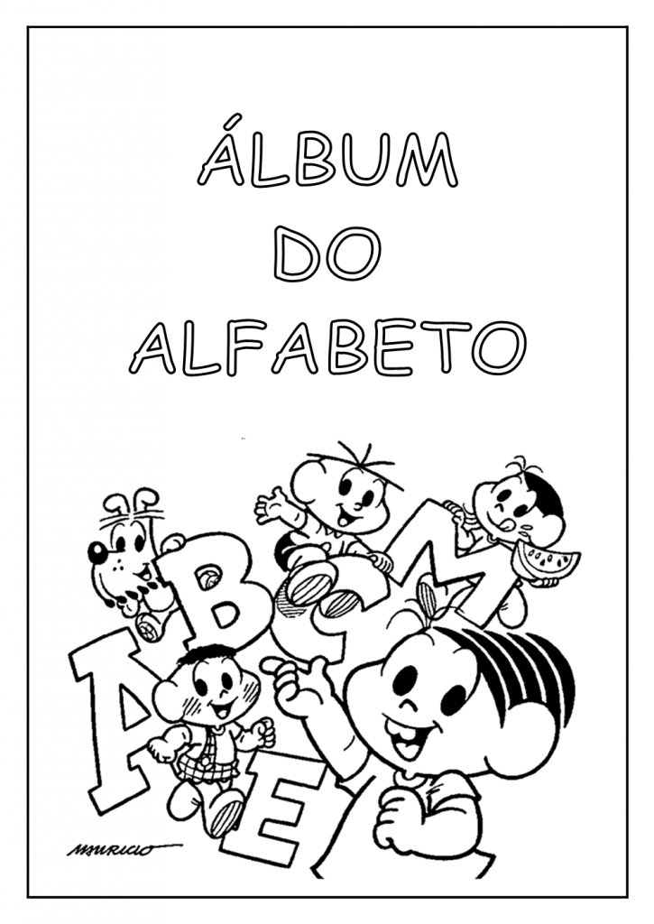 Álbum do Alfabeto da Turma da Mônica