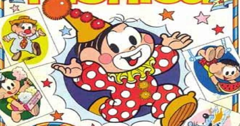 5 Desenhos de Circo da Turma da Mônica para colorir