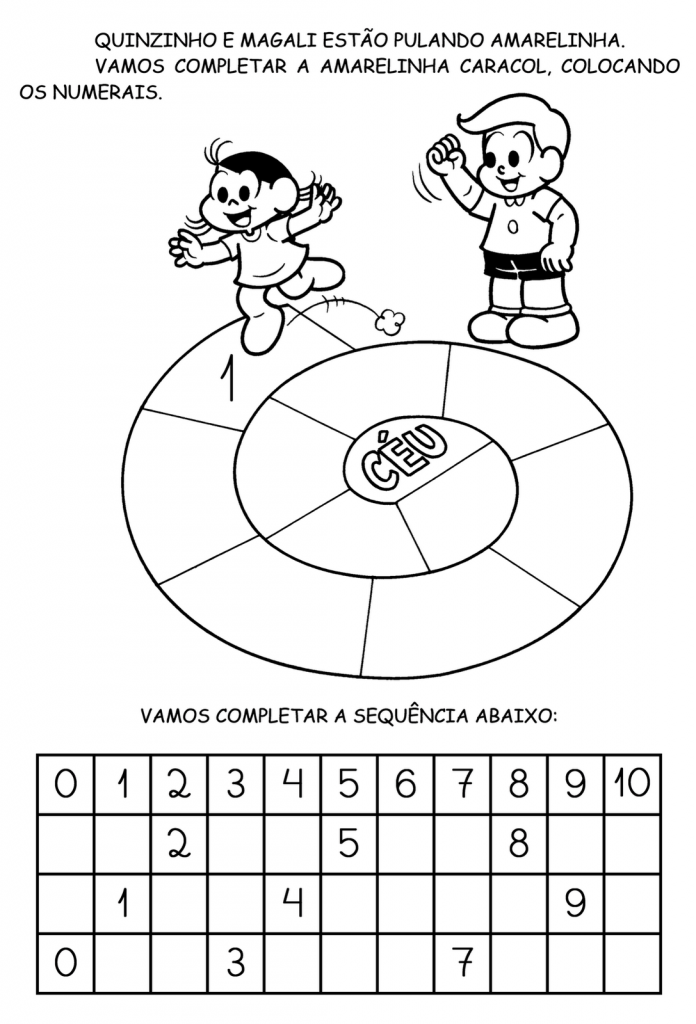 Atividades de Sequência numérica