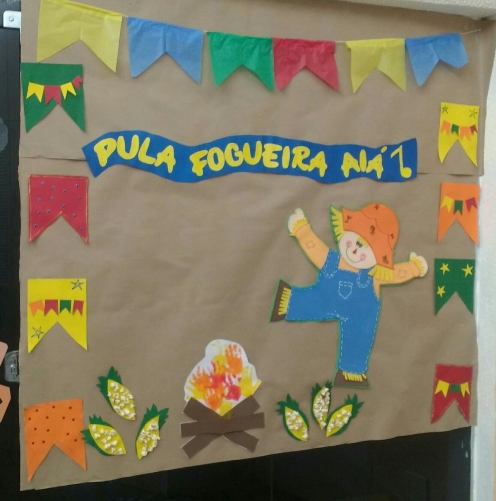 Ideias de Murais Festa Junina 2021 - SÓ ESCOLA