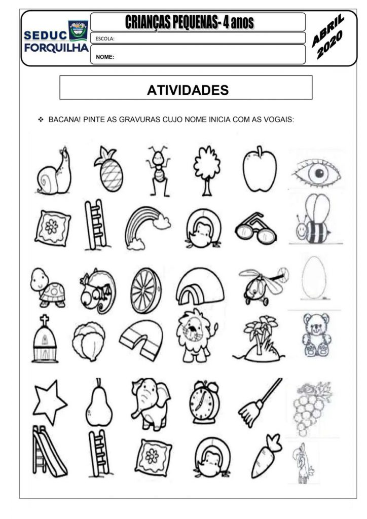 Atividades Educação Infantil: Para imprimir - Folha 19