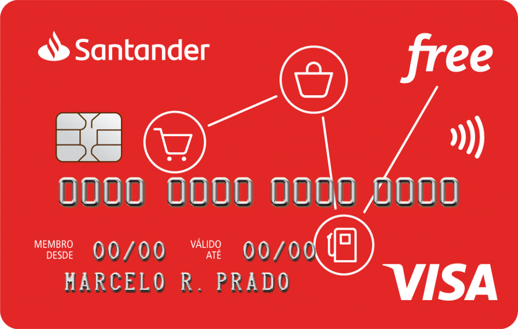 Conheça o Cartão de Crédito Santander sem anuidade 