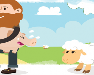 O Porco e a Ovelha. Parlenda para crianças.