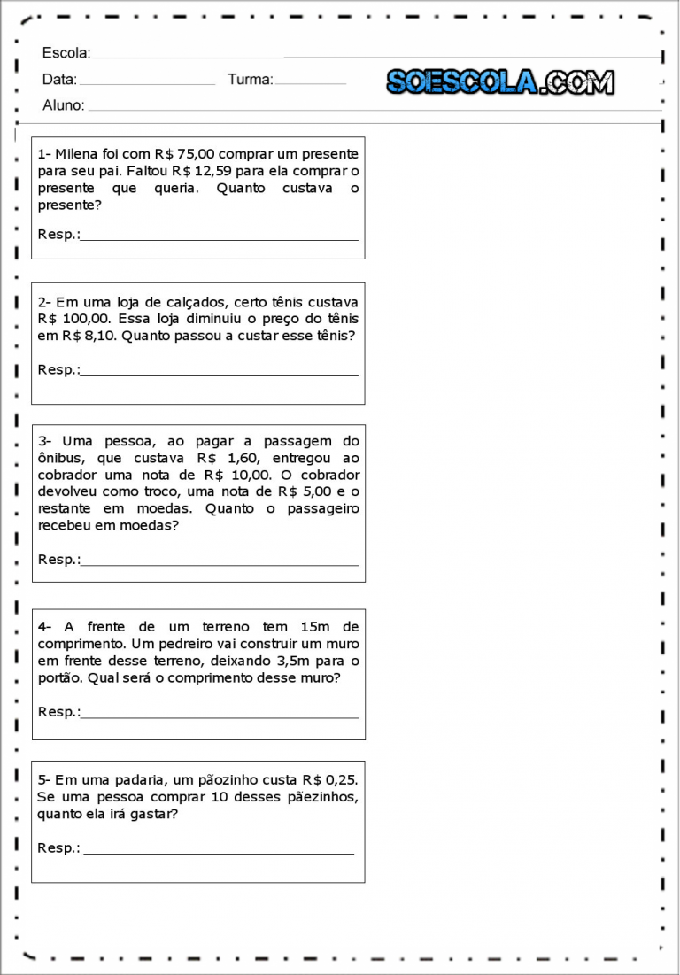 Escreva Como Se Lê Os Números Racionais Abaixo