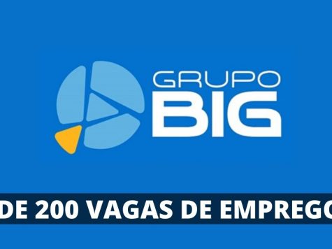 Grupo Big oferece mais de 200 vagas de empregos