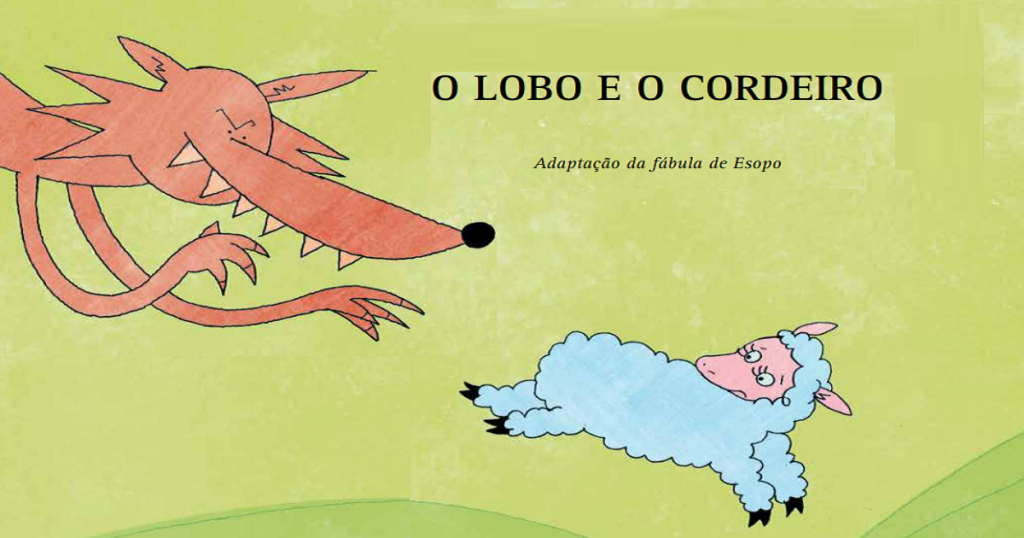Fabula O Lobo E O Cordeiro Com Interpretação