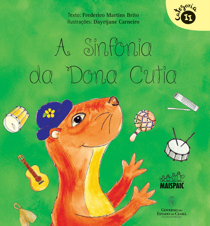 Capa do Livro - A Sinfonia da Dona Cutia