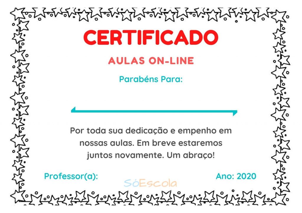 Modelos de Certificado para Aulas Online (Incentivos) - Folha 05