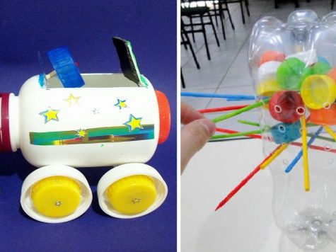 Ideias de Brinquedos de Garrafa PET Reciclados