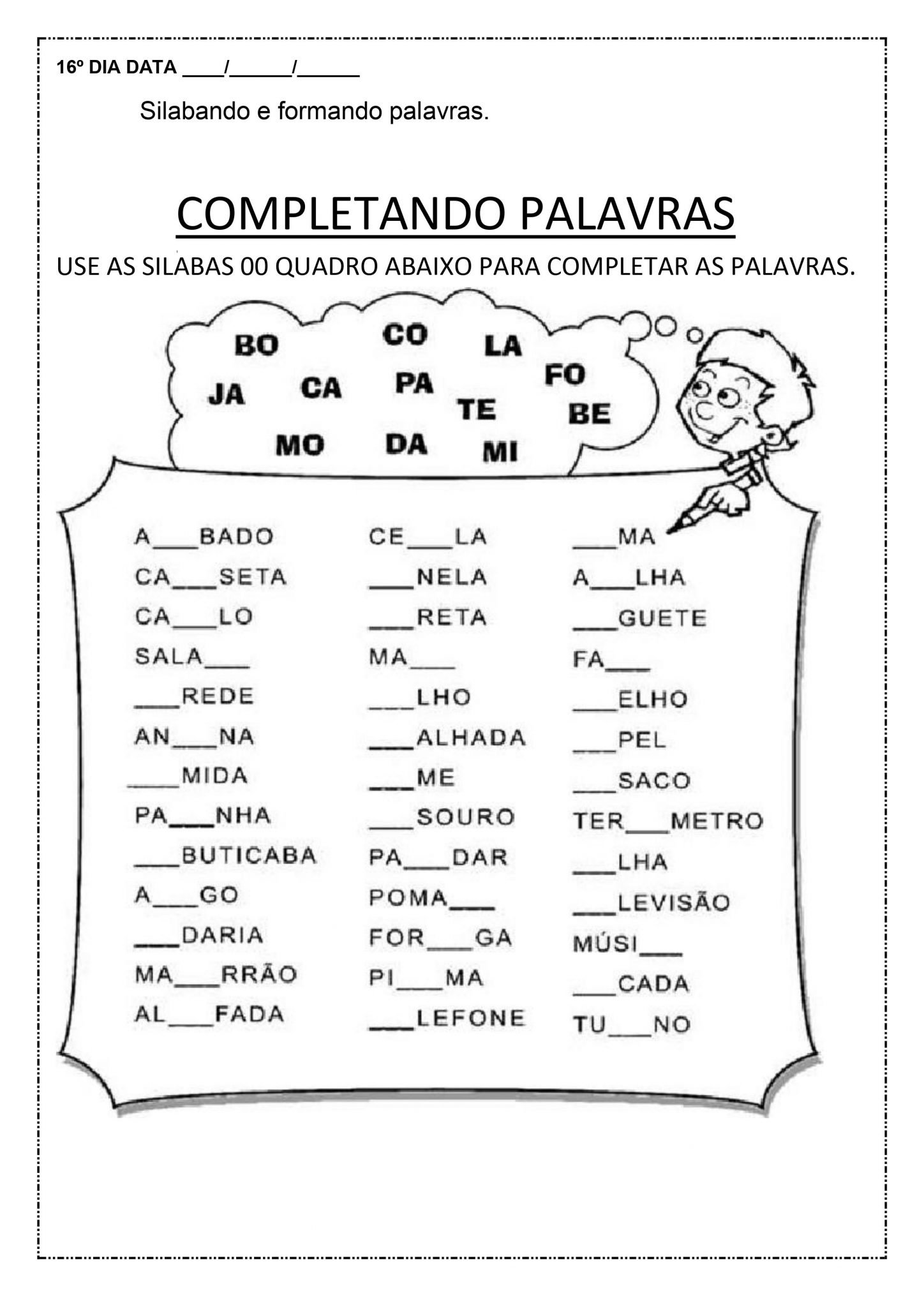 20 Atividades para 2 ano - SÓ ESCOLA