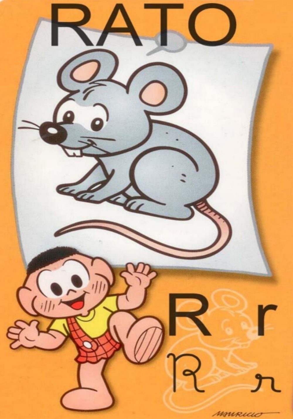 Alfabeto Ilustrado da Turma da Mônica: Letra R