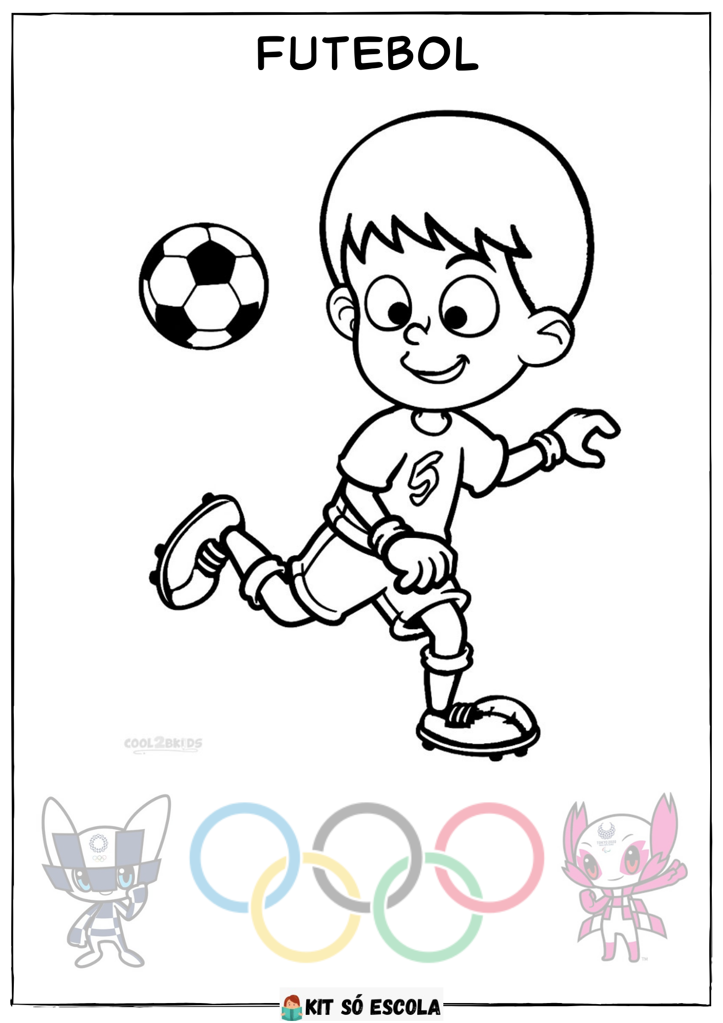 FREE! - Desenhos de Olimpíadas para Colorir – Twinkl