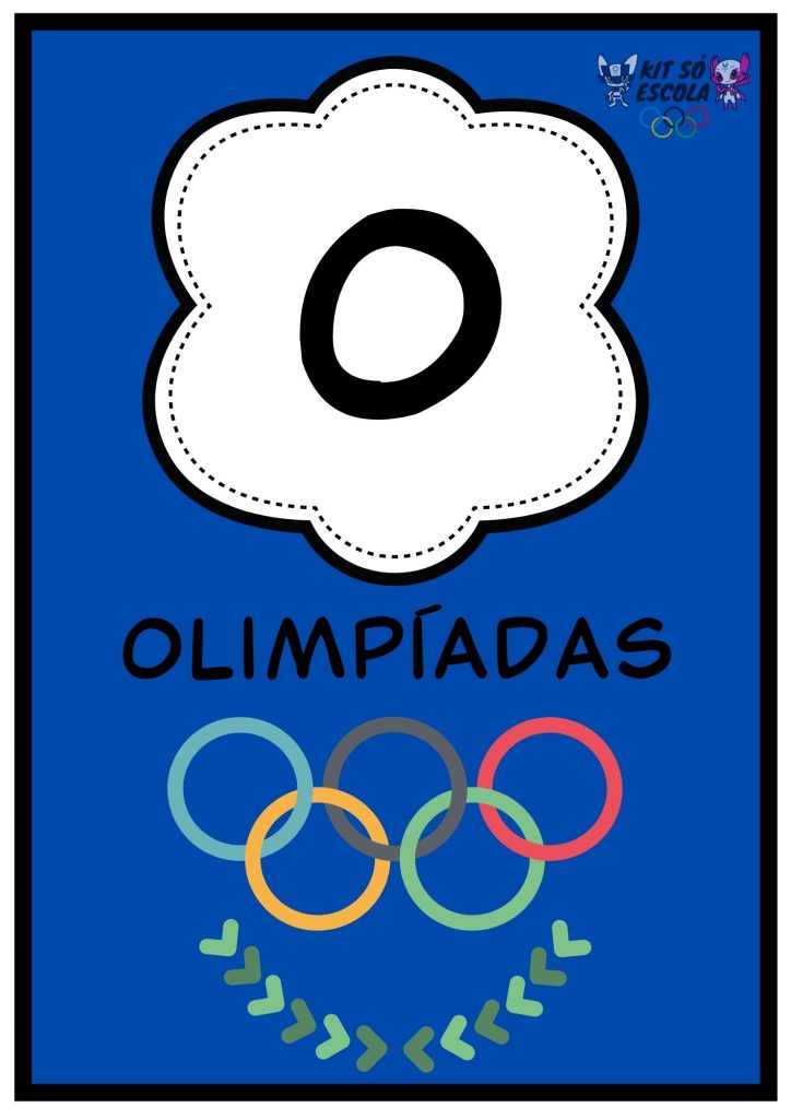 Vogais Ilustrados: Olimpíadas 2021 - Para imprimir: Letra O