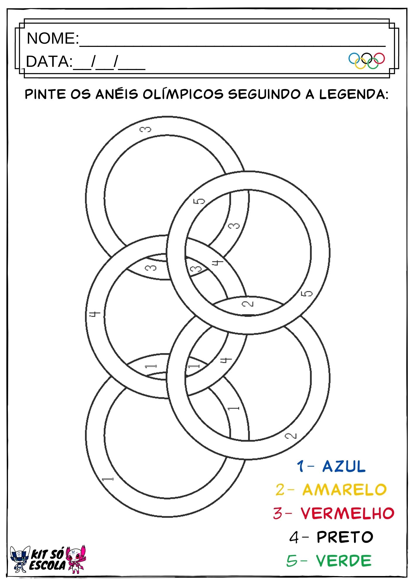 Página para colorir anéis olímpicos - img 4305.