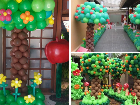 Ideias: Árvores com Balões para o Dia da Árvore