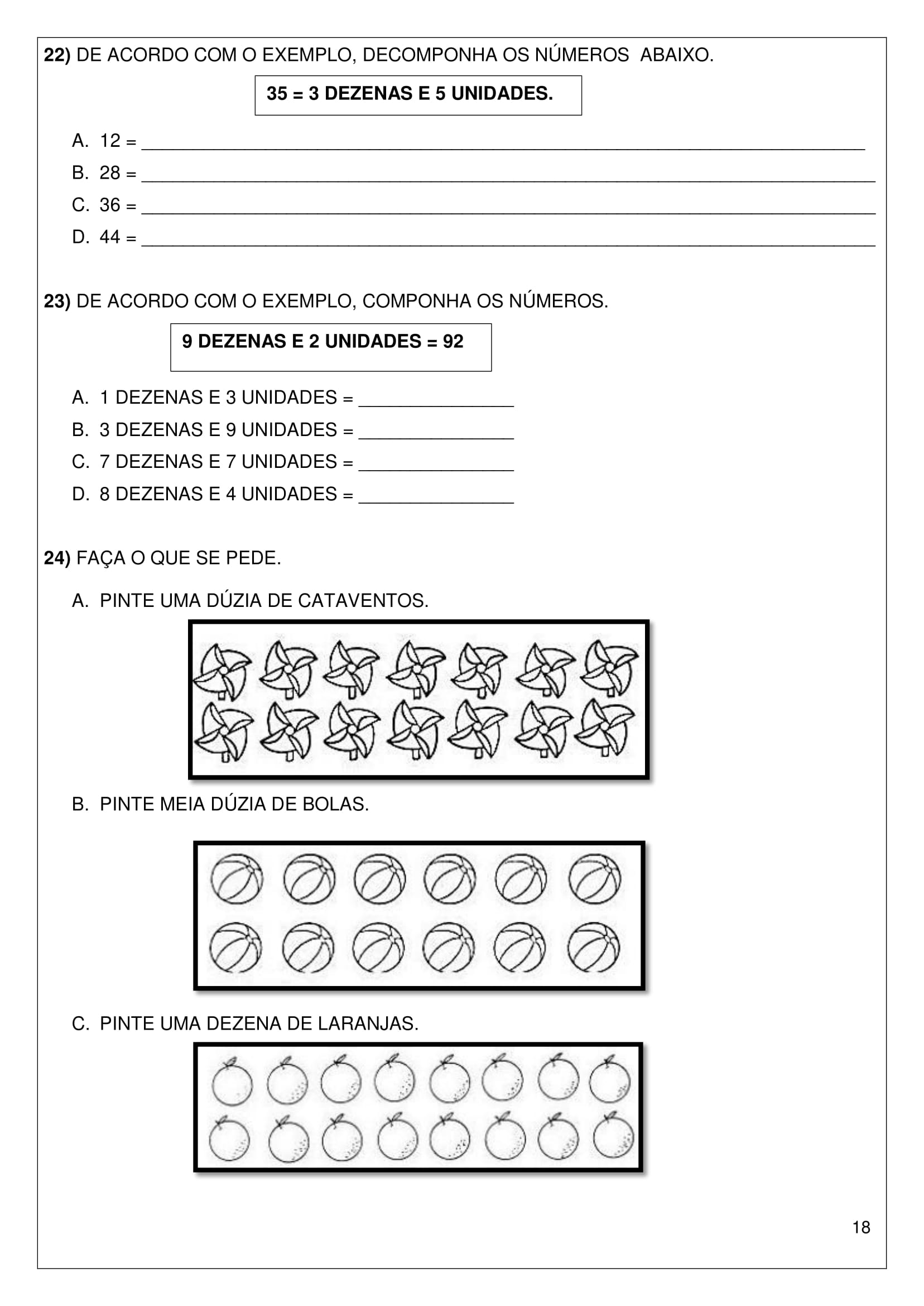 Números para Imprimir: Confira dezenas de moldes e atividades!