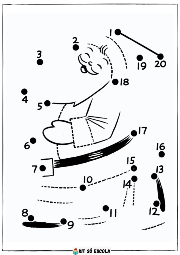 Atividades de Natal: Ligue os Pontos - (IMPRIMIR)