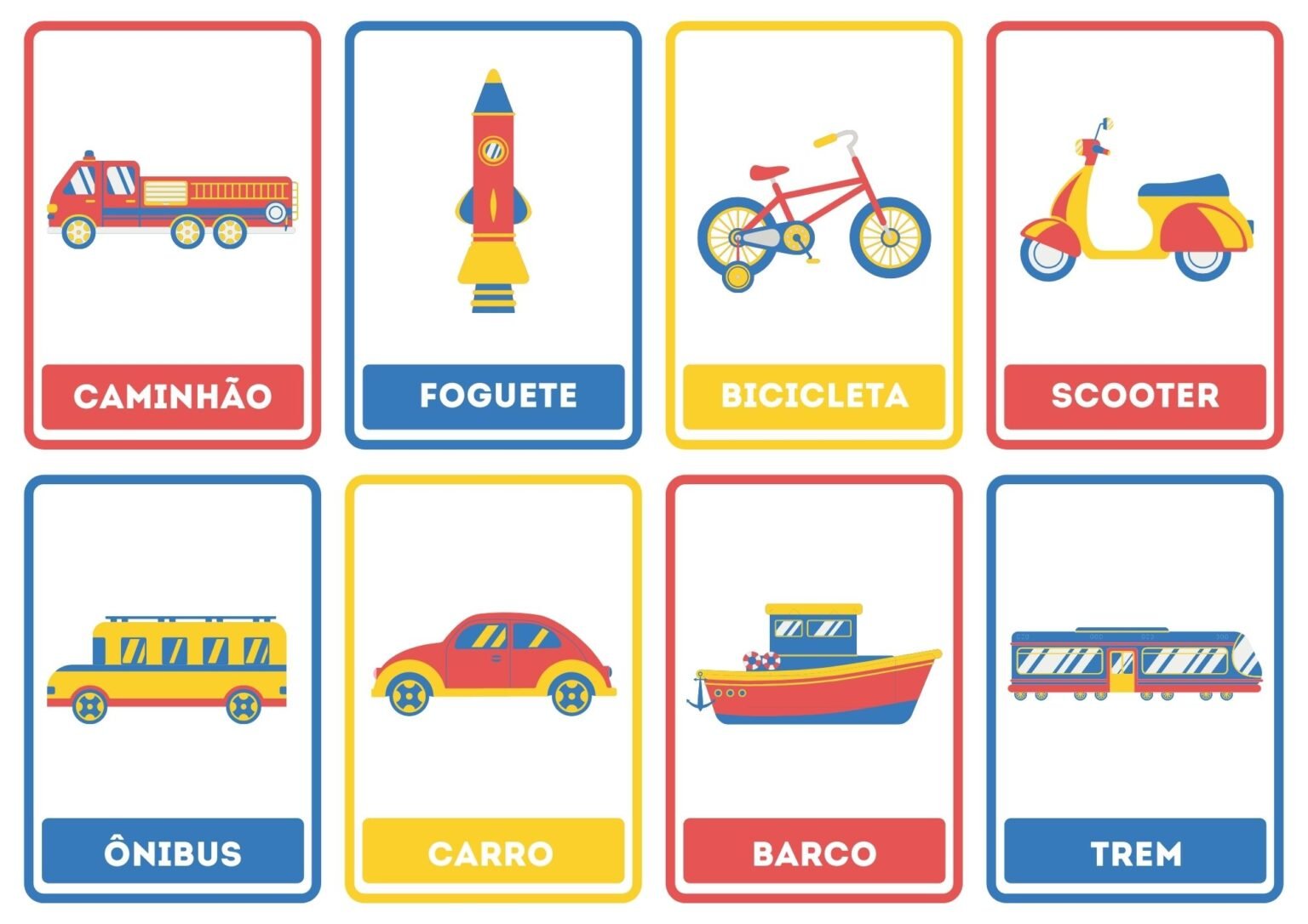 Imagens Dos Meios De Transportes - FDPLEARN