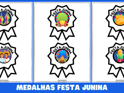 Medalhas Festa Junina
