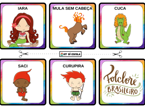 Cards Personagens Folclore Brasileiro