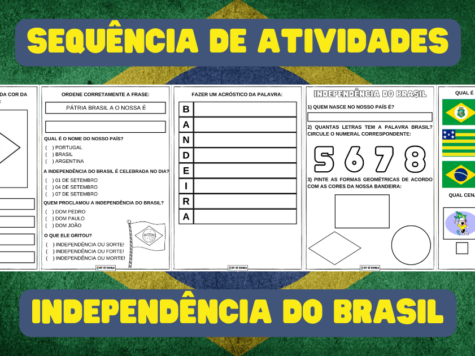Sequência de Atividades Independência do Brasil