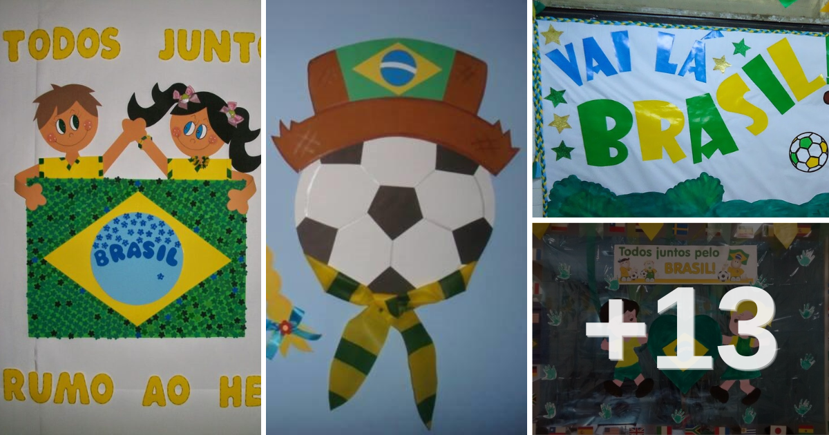 17 Ideias para Mural Copa do Mundo 2022 — SÓ ESCOLA