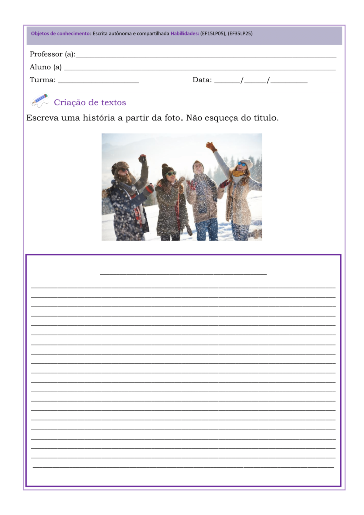 5 Atividades de Produção de Textos 5 ano (BNCC) — SÓ ESCOLA