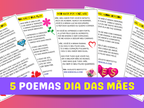 5 Poemas Dia das Mães
